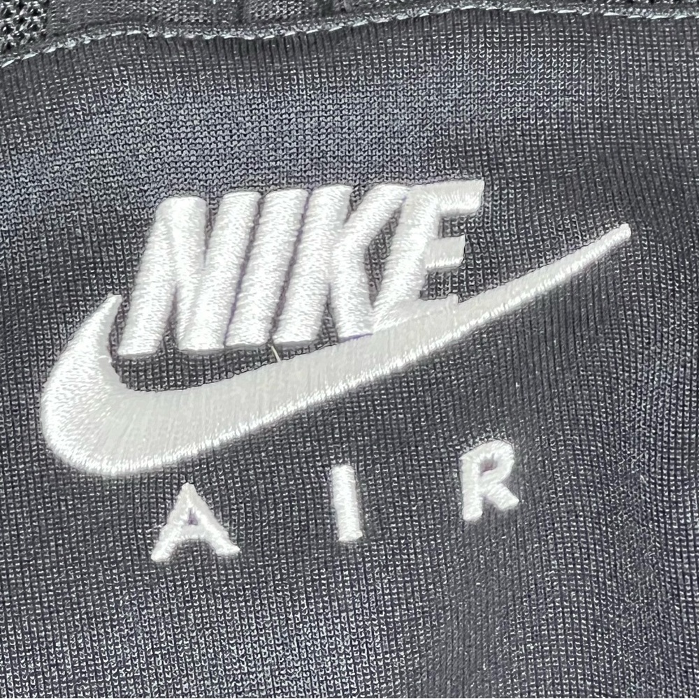 NIKE SPORTSWEAR AIR 1/4 Zip Black White Mesh Pullover Women's Size L - Picture 6 of 16